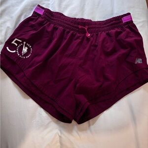 New Balance Women's Dark Red Athletic Shorts